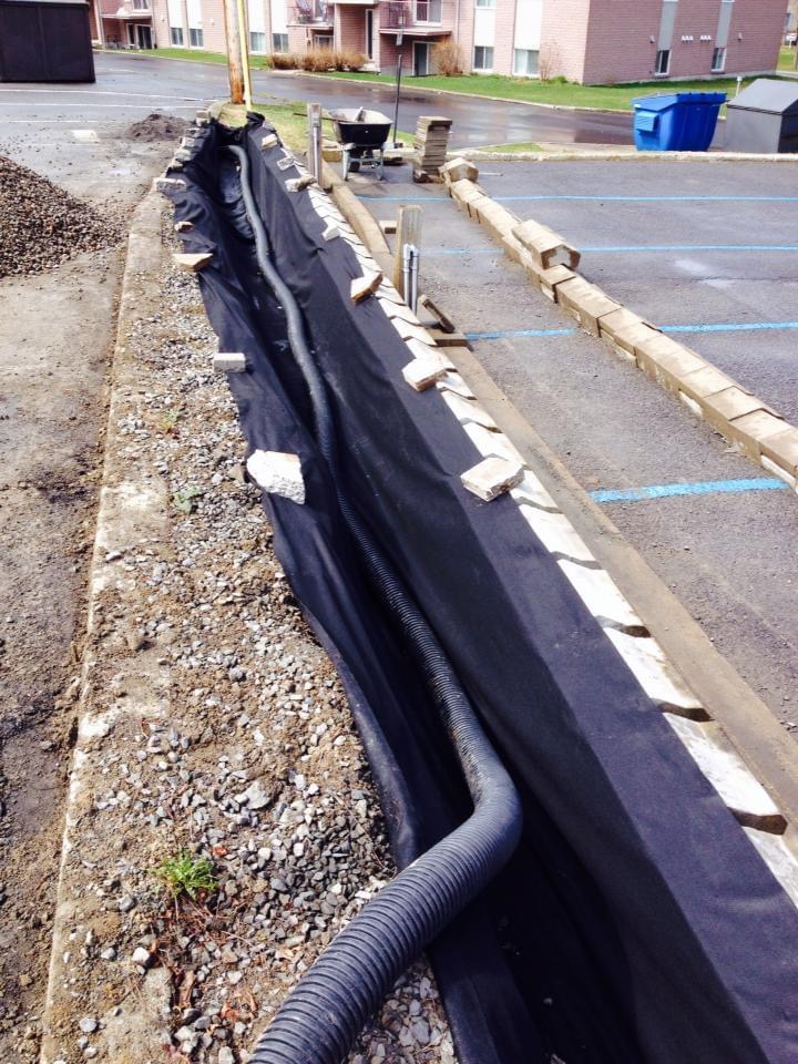 Antonio d'Amico Paysagiste, paysagiste, drains, installation de drains, terrain, gazon, sol, eau